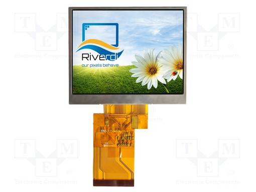 TFT NÄYTTÖ - 3,5" - 320X240 - VALAISTUS: LED - KOOT: 76,9X63,9X3,15MM - TFT-näytöt - SM-RVT3.5ATNWN00 - 1