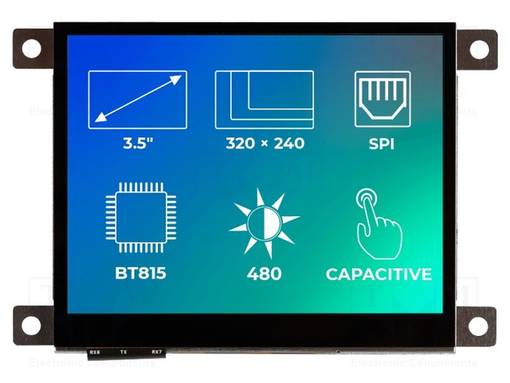 TFT NÄYTTÖ - 3,5" - 320X240 - VALAISTUS: LED - KOOT: 77,7X64,7X8,4MM - Älykkäät näytöt - SM-RVT35AHBFWC00 - 1