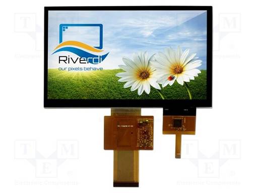 TFT NÄYTTÖ - 7" - 800X480 - VALAISTUS: LED - KOOT: 164,4X99,8X7,16MM - TFT-näytöt - SM-RVT7.0ATNWC00 - 1