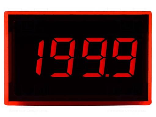 VOLTTIMITTARI - DIGITAALINEN,ASENNUS-0÷200MV - PANEELIASENNETTAVA - LED - Digitaaliset paneelimittarit - SP100 - 1