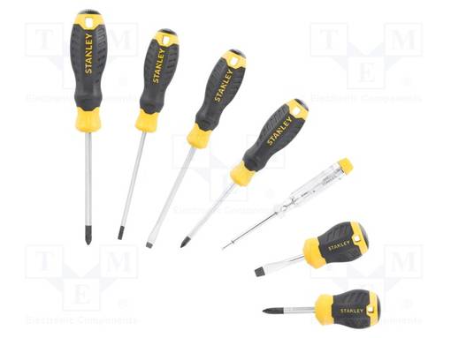 SCREWDRIVER: UNIVERSAL-SET - PHILLIPS,SLOT - 7PCS. - Ruuvimeisselit ja sarjat - STL-STHT16166-0 - 1