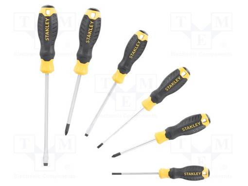SCREWDRIVER: UNIVERSAL-SET - PHILLIPS,SLOT - 6PCS. - Ruuvimeisselit ja sarjat - STL-STHT16172-0 - 1
