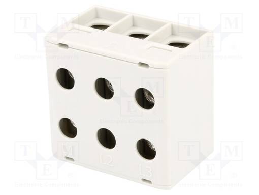 LIITIN: KISKO-480A - 690V - RUUVI TERMINAALI - HARMAA - POLYAMIDI - Kiskoliittimet - T023050 - 1