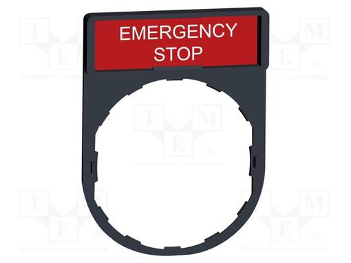 TIEDOTUSETIKETTI - HARMONY XB4 - Taulukytkimien lisävarusteet - ZBY2330 - 1