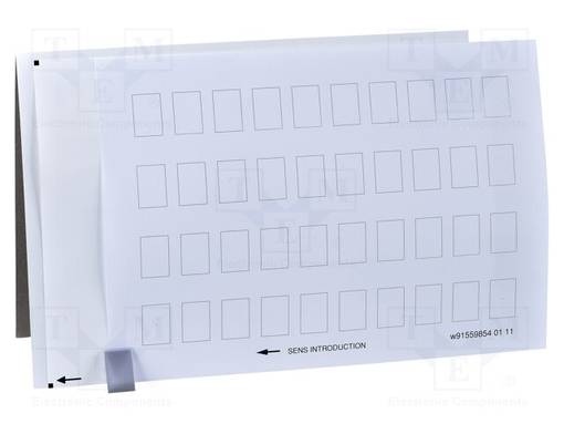 TIEDOTUSETIKETTI - HARMONY XB4 - Taulukytkimien lisävarusteet - ZBY5100 - 1