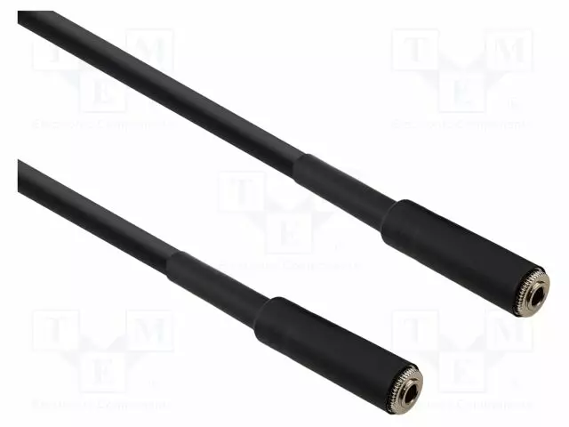 KAAPELI - 3,5MM JAKKI,MOLEMMIN PUOLIN - 4M - MUSTA - PVC - Muut audio-videokaapelit - AU2540 - 1