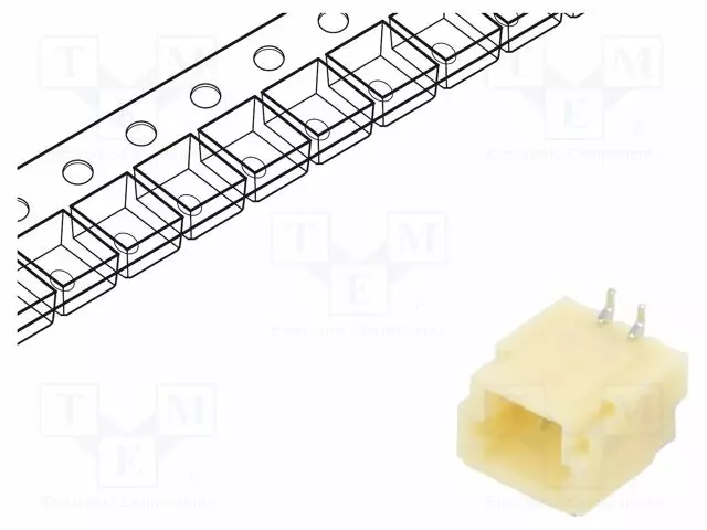 LIITIN: JOHTO-LEVY - PISTORASIA - UROS - SH - 1A - 50V - PIN: 2 - SUORA - Ajoneuvoliittimet - BM02BSRSSTBTLFSN-0 - 1