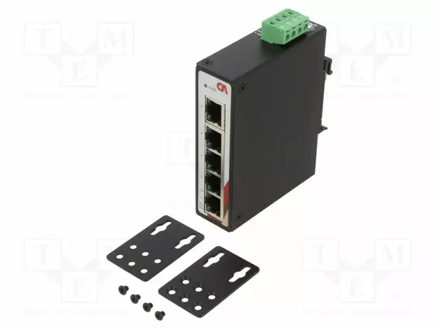 ETHERNET KYTKIN - PORTTIEN LUKU: 5 - 12÷48VDC - RJ45 - Teollisuusverkot - CEGU-0500 - 1