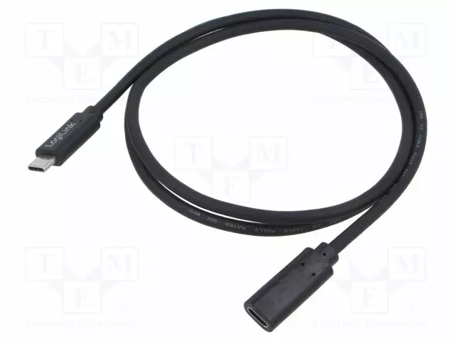 KAAPELI - HIGH SPEED,USB 2.0 - USB C RASIA,USB C PISTOKE - 1M - PVC - USB kaapelit ja adapterit - CU0210 - 1