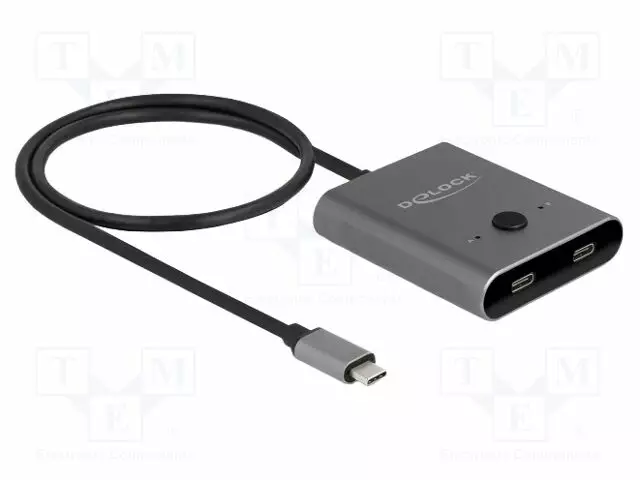SWITCH - KAKSISUUNTAINEN - 0,5M - 8K,UHD 2160P,UHD 4320P - METALLI - USB kaapelit ja adapterit - DELOCK-11500 - 1