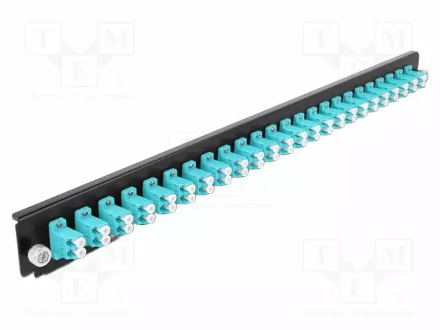 PATCH-VALOKUITUPANEELI - LC DUPLEX - DUPLEX,RACK - MUSTA - RACK 19" - Tietokonetarvikkeet - muut - DELOCK-43360 - 1
