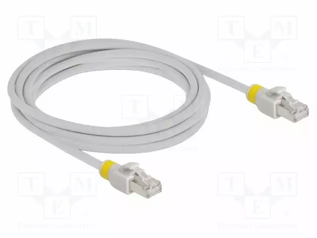 PATCH KAAPELI - S/FTP - CAT 6A - RJ45-PISTOKE,MOLEMMIN PUOLIN - 3M - LSZH - RJ45 Ethernet kaapelit - DELOCK-80120 - 1