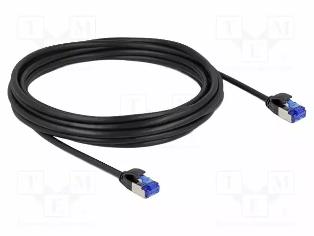 PATCH KAAPELI - S/FTP - CAT: 6A - RJ45-PISTOKE,MOLEMMIN PUOLIN - 5M - RJ45 Ethernet kaapelit - DELOCK-80230 - 1