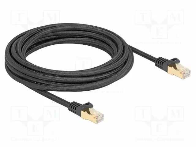PATCH KAAPELI - S/FTP - CAT: 6A - RJ45-PISTOKE,MOLEMMIN PUOLIN - 5M - RJ45 Ethernet kaapelit - DELOCK-80320 - 1