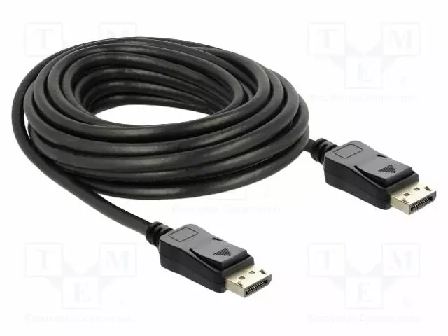 KAAPELI - DISPLAYPORT-PISTOKE,MOLEMMIN PUOLIN - DISPLAYPORT 1.2 - HDMI, DVI, DisplayPort johdot - DELOCK-84860 - 1