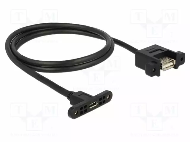 KAAPELI - USB 2.0 - USB A RASIA,USB B MICRO NAARASLIITIN - 1M - USB kaapelit ja adapterit - DELOCK-85110 - 1
