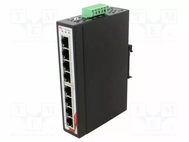 ETHERNET KYTKIN - PORTTIEN LUKU: 8 - 12÷48VDC - RJ45 - Teollisuusverkot - EGU-0800 - 1