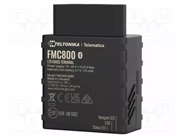 MODUULI: GPRS/GNSS - BLUETOOTH: 4.0,BLE - KIIHTYVYYSMITTARI - IP41 - M2M (GPRS/HSPA/LTE) moduulit - FMC800 - 1