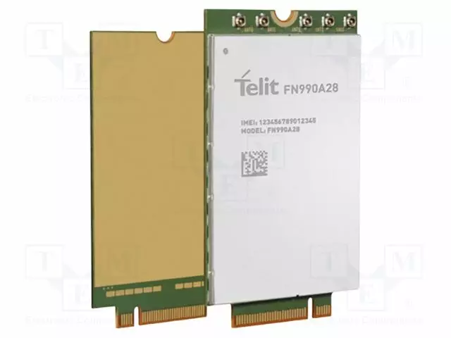 MODUULI: 5G - DOWN: 3,4GBPS - UP: 460MBPS - M.2 - 3G,4G,5G,GNSS - M.2 - M2M (GPRS/HSPA/LTE) moduulit - FN990A28W05T050100 - 1