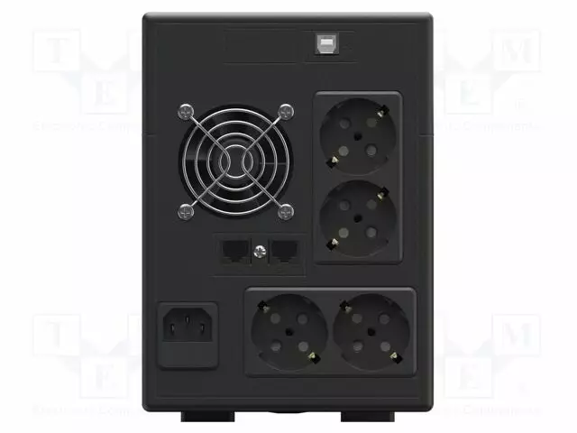 UPS VIRTALÄHDE - 1,05KW - 1,5KVA - 230V - 397X146X205MM - 9AH - 50/60HZ - UPS ja tietokeneen virtalähteet - GC-UPSLP1050 - 1