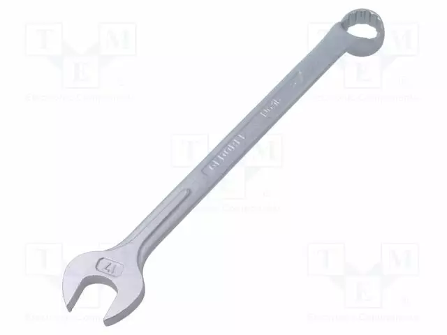 WRENCH: COMBINATION SPANNER - DOUBLE-SIDED - 17MM - TOOL STEEL - Vääntötyökalut ja kiintolenkit - GEDORE-6001640 - 1