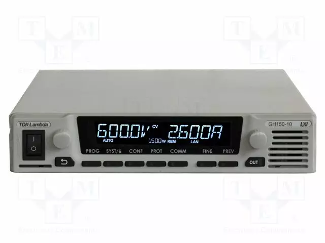 LABORATORIOVIRTALÄHDE: OHJELMOITAVA - YKSIKANAVAINEN - 0÷10VDC - Laboratorioteholähteet - GH10-100 - 1