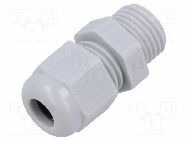 LÄPIVIENTI - PG7 - IP68 - POLYAMIDI 6 - VAALEANHARMAAA - HELUTOP® HT - Läpivientikappaleet ja holkkitiivisteet - HELU-99300 - 1