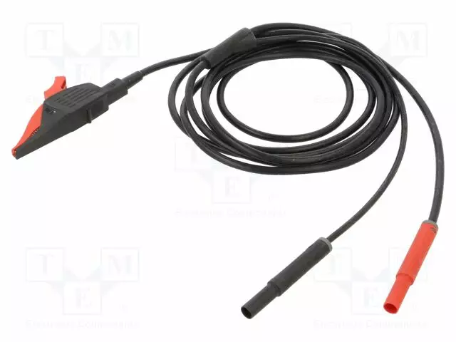 KELVIN JOHTO - 20A - BANAANIPISTOKE 4MM X2,KROKOTIILIPURISTIN - Mittausjohdot - KELVIN-SADK-250 - 1