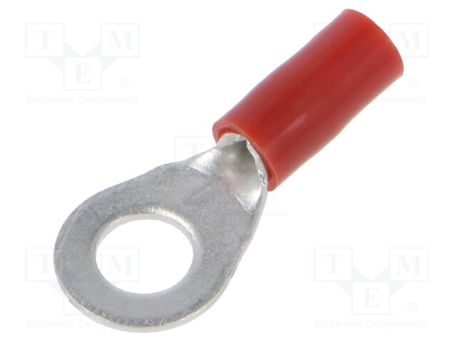 RENGASLIITIN - M5 - Ø: 5,3MM - 0,5÷1MM2 - PURISTETTAVA - TINATTU - Eristetyt liittimet - KOV-5-1100 - 1