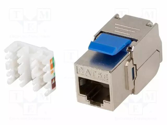 RJ45 MODUULI - HOPEA - CAT: 5E - JOHTOON - RJ45-PISTORASIA - -10÷60°C - Tietokonetarvikkeet - muut - KSF5-4000 - 1