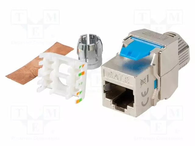 RJ45 MODUULI - HOPEA - CAT: CAT 8 - JOHTOON - RJ45-PISTORASIA - 57V - Tietokonetarvikkeet - muut - KSF8-4000 - 1