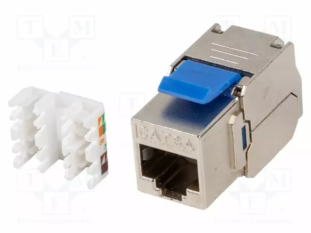 RJ45 MODUULI - HOPEA - CAT: 6A - JOHTOON - RJ45-PISTORASIA - -10÷60°C - Tietokonetarvikkeet - muut - KSFA-3000 - 1
