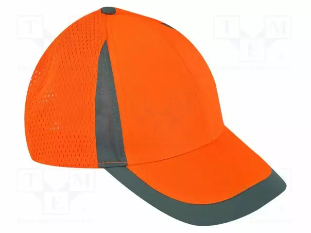 HIGH-VISIBILITY CAP - ADJUSTABLE,WITH NET - ORANGE - POLYESTER - Pää- ja kasvosuojat - LAHTI-L1010400 - 1
