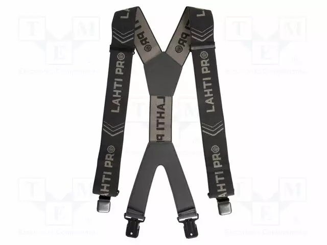 TROUSERS BRACES - MUSTA-GREY - 1160MM - Työ- ja suojavaatteet - LAHTI-L9020500 - 1
