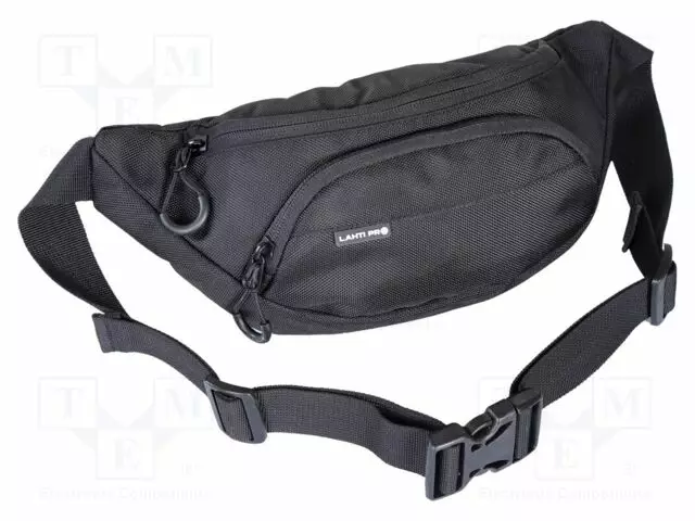 WAIST BAG - MUSTA - POLYESTER - Työkalulaukut ja säilytyslokerot - LAHTI-L9050100 - 1
