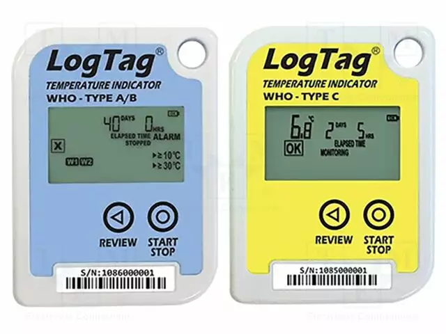 DATALOGGERI - LÄMPÖTILA-IP64 - LCD NÄYTTÖ - LÄMP: -30÷60°C - Kosteusmittarit - LGT-TIC20 - 1