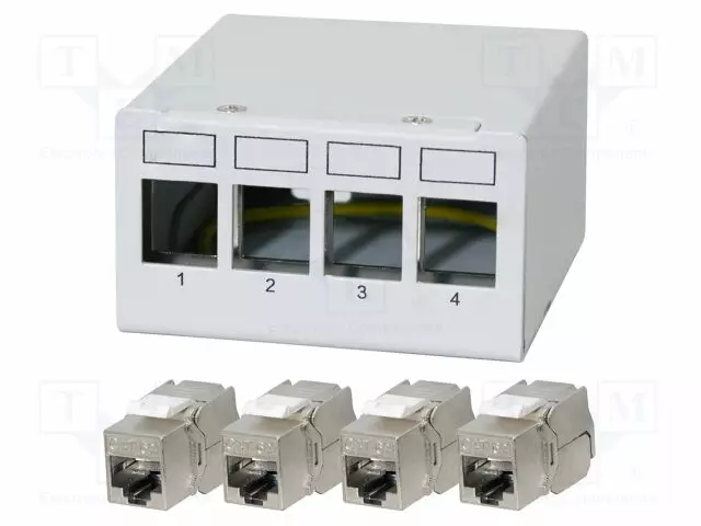 LIITIN: RJ45 - PATCH PANEL - RJ liittimet - LOG-NK4090 - 1