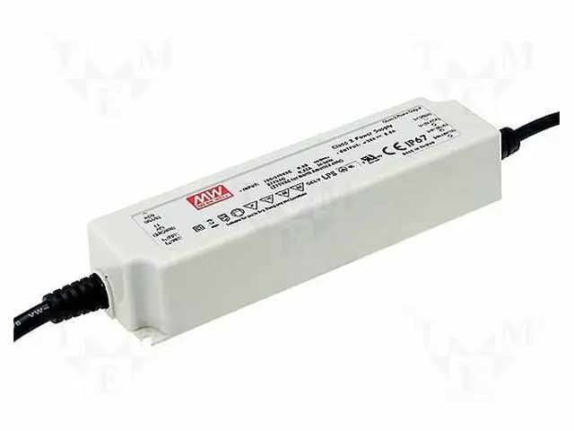 VIRTALÄHDE: IMPULSSI - LED - 60W - 20VDC - 3A - 90÷305VAC - 127÷431VDC - LED teholähteet - LPF-60-20 - 1