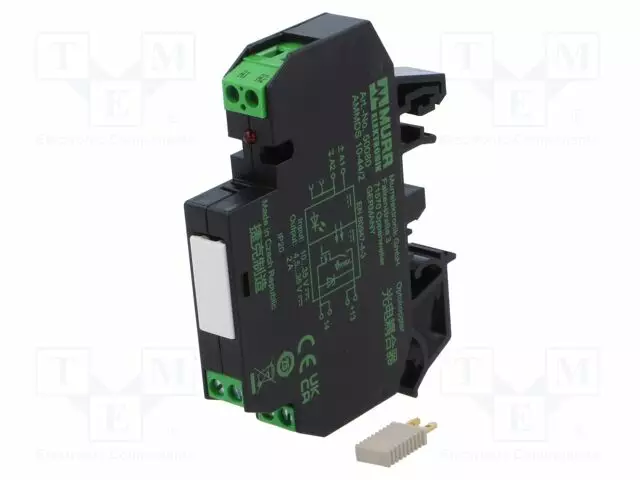 RELE: PUOLIJOHDE - 2A - DIN-KISKOLLE - VERSIO: RELEIDEN SETTI - Puolijohdereleet - MURR-50080 - 1