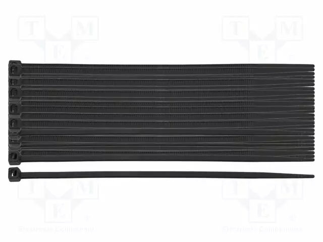 NIPPUSIDE - L: 80MM - W: 2,5MM - MUSTA - POLYAMIDI - 100KPL - EXTREME - Nippusiteet - NEO-01-620 - 1