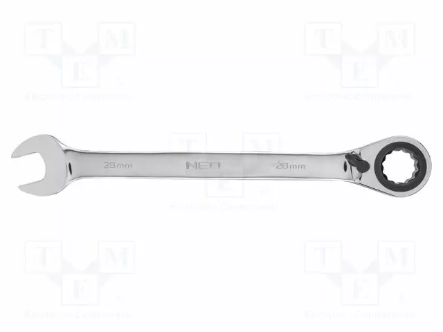 WRENCH: COMBINATION SPANNER - RATTLE - 28MM - CHROM-VANADIUM STEEL - Vääntötyökalut ja kiintolenkit - NEO-09-340 - 1