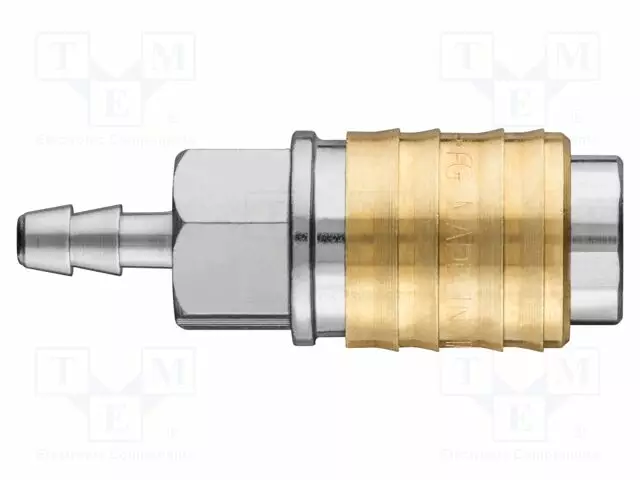 QUICK CONNECTION COUPLING - BRASS - 6MM - Pneumatiikkatyökalut ja tarvikkeet - NEO-12-620 - 1