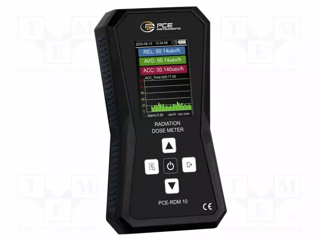 MITTARI: SÄTEILY - LCD TFT 2,8" - 0,01÷99,99USV/H - 167X89X32MM - Muut erikoismittalaitteet - PCE-RDM10 - 1