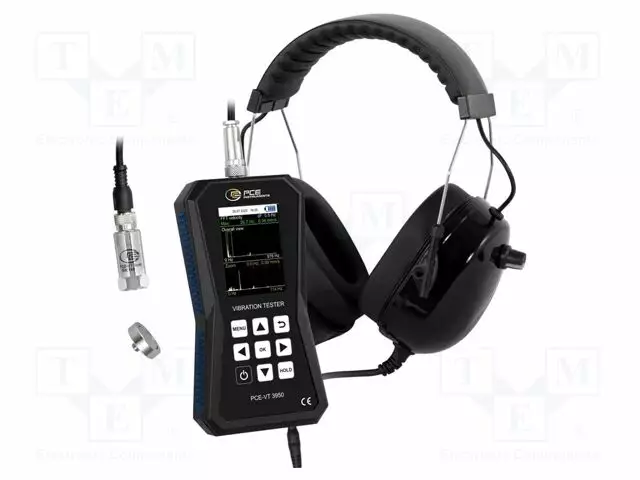 TÄRINÄMITTARI - LCD NÄYTTÖ 2,8" - MITT.TARKK: ±2% - 165X85X32MM - Tärinämittarit - PCE-VT3950 - 1