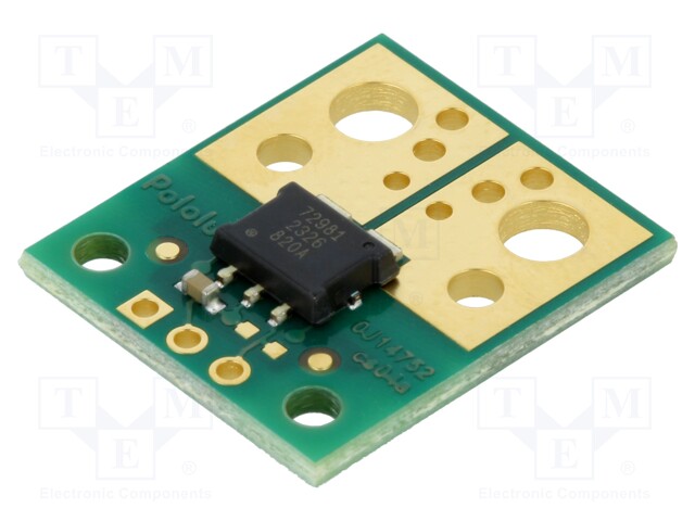 ANTURI: VIRTA - 3÷3,6VDC - IC: ACS72981LLRATR-050B3 - 20,3X17,8MM - Muut anturit - POLOLU-5250 - 1