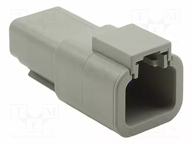 LIITIN: JOHTO-JOHTO - PISTOKE - POWER - PIN: 2 - SUORA - PURISTUS - Ajoneuvoliittimet - PX1001P02GY-BUL-0 - 1