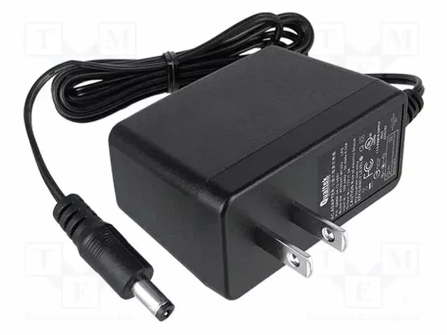 VIRTALÄHDE: IMPULSSI - AC/DC - 24W - 72X34X52MM - 2A - 12V - 0÷40°C - OUT: 1 - Pistorasiamuuntajat - QAWA2412US01-0 - 1