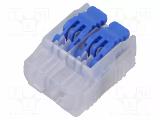 PIKALIITIN - 32A - 600V - JOHTOON - JOUSIPURISTIN - KUPLAPAKKAUS - WAGO ja muut pikaliittimet - SCL2B10 - 1