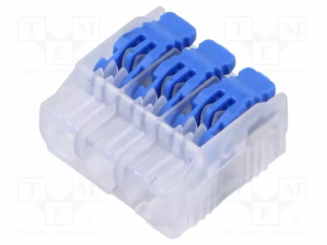 PIKALIITIN - 32A - 600V - JOHTOON - JOUSIPURISTIN - KUPLAPAKKAUS - WAGO ja muut pikaliittimet - SCL3B10 - 1