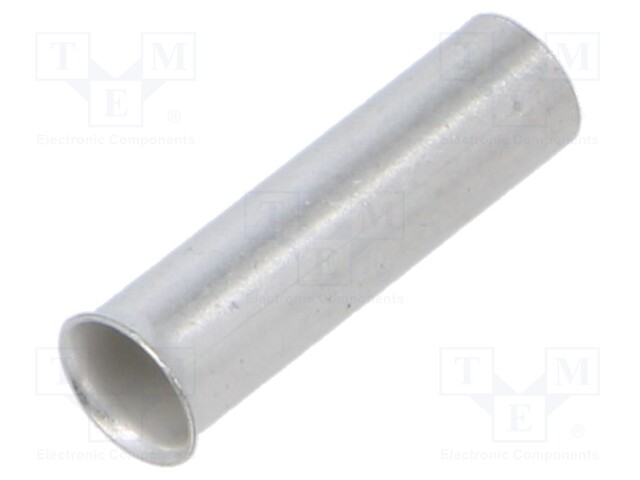 PÄÄTE: PÄÄTEHOLKKI - ERISTÄMÄTÖN - KUPARI - 6MM2 - 15MM - TINATTU - Pääteholkit ja jatkoholkit - TA-6-15100 - 1